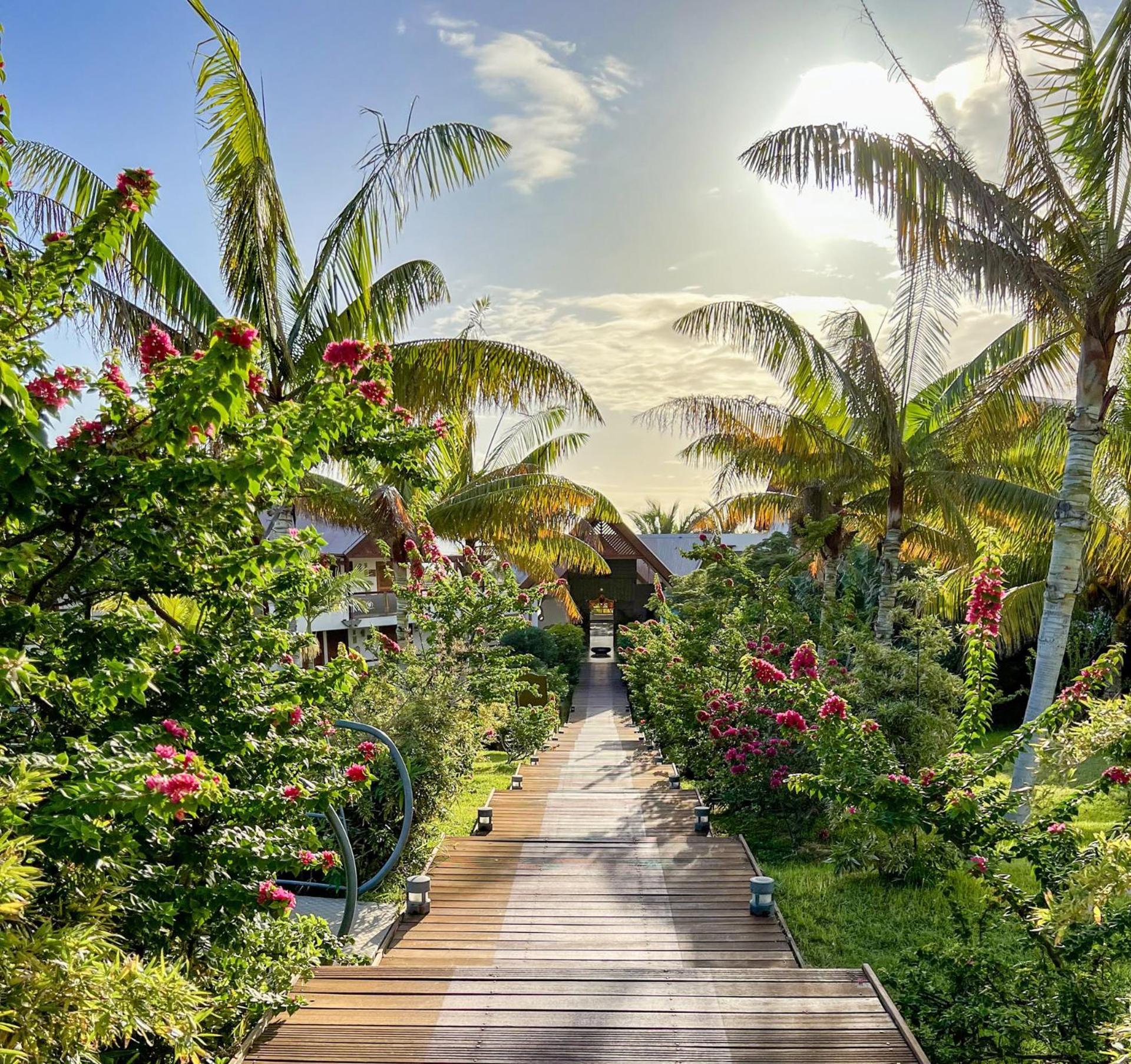Akoya Hotel & Spa La Saline Le Bains Exteriör bild The path leading to the beach